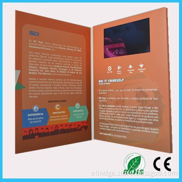 4.3 Inch Audio Video Card Custom Invitation LCD Video Greeting Card Manufacturer Video Greeting Card